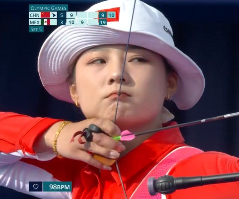 🏹射箭女子1/8淘汰赛：李佳蔓加赛遭墨西哥选手淘汰 遗憾无缘八强